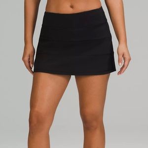 Lululemon Pace Rival Tennis Skirt Skort Black Size 4